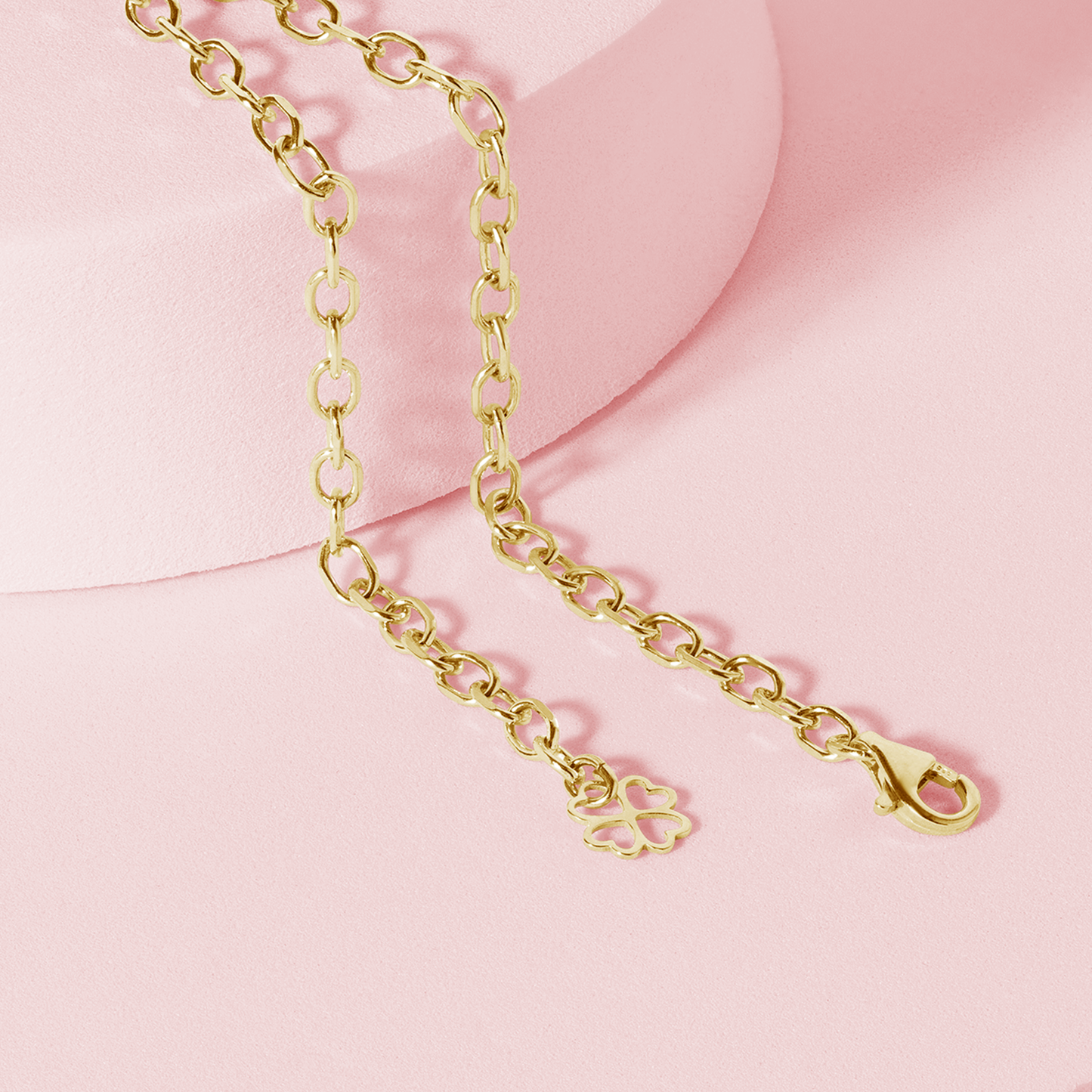 Yasbear | Der Wegbegleiter | Armkette mit Bärenanhänger - Gold