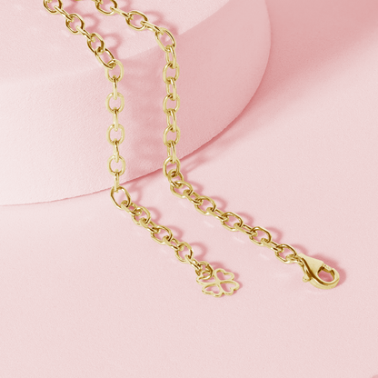 Yasbear | Der Wegbegleiter | Armkette mit Bärenanhänger - Gold